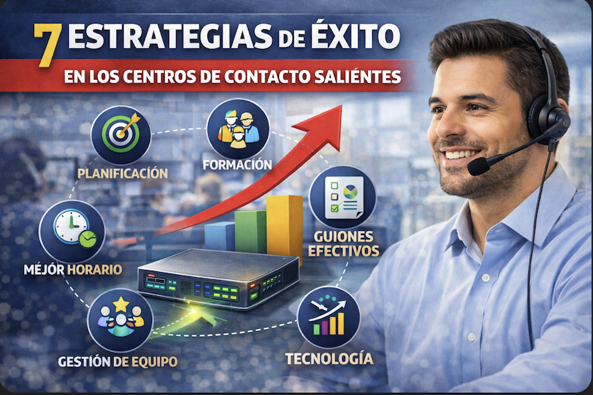 7 estrategias de éxito en los centros de contacto salientes